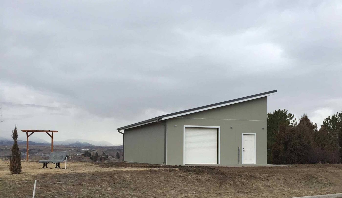 Completed building
