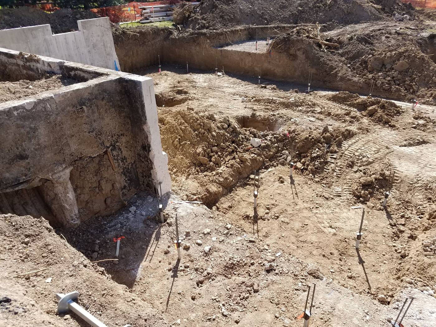 Excavation and footings