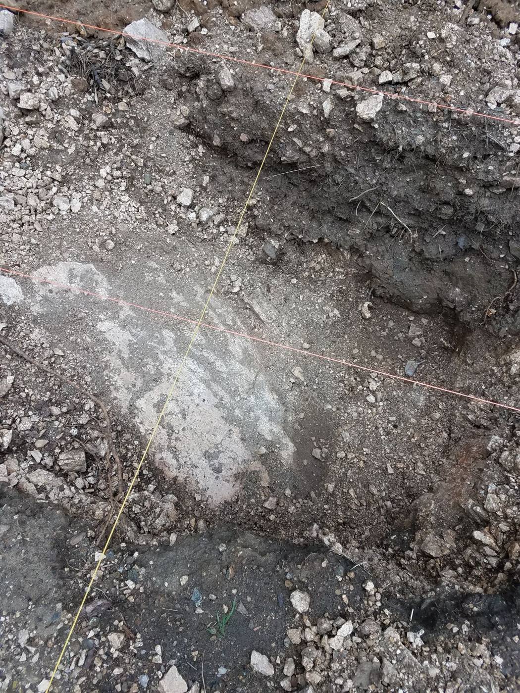 Soil at the footing