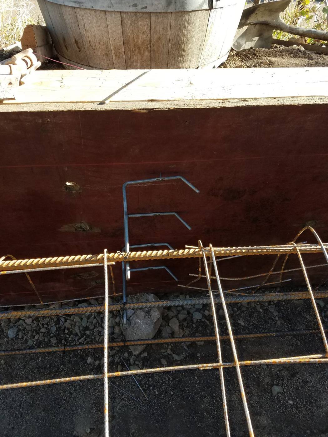 Footing reinforcing