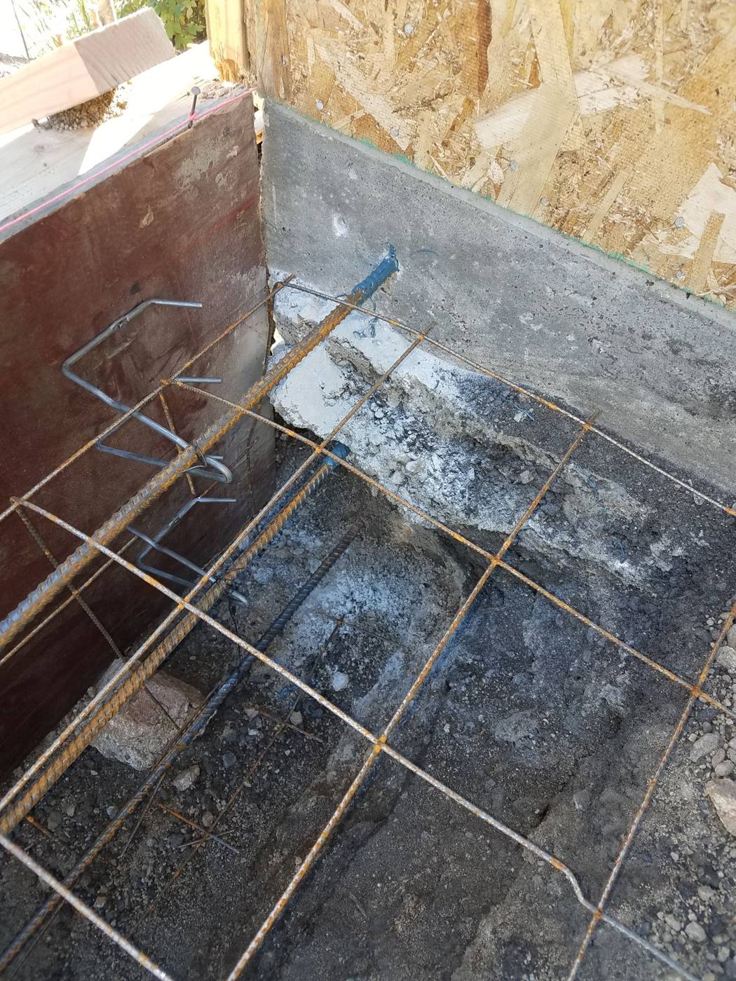 Footing reinforcing