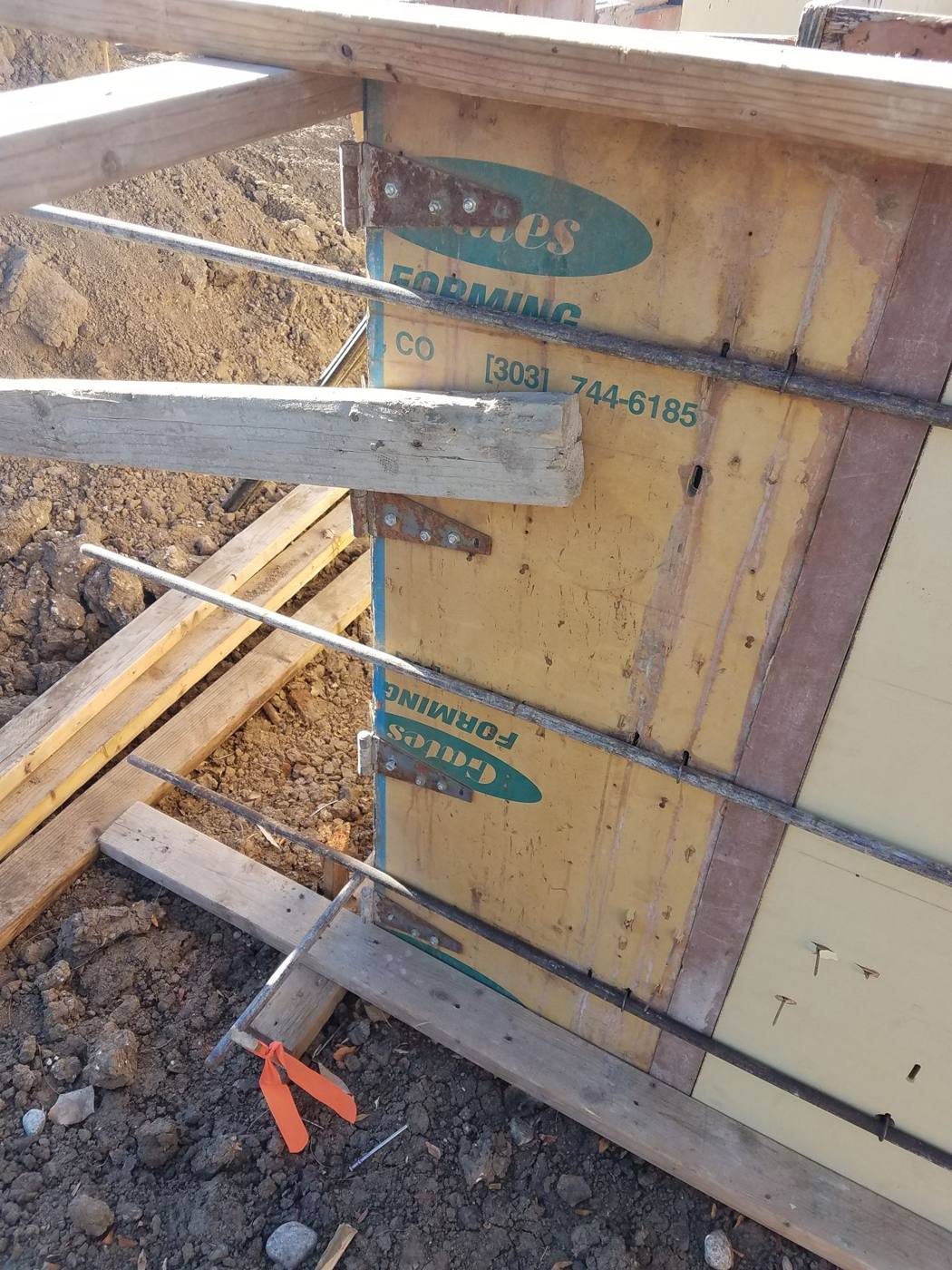 Insulated form wall