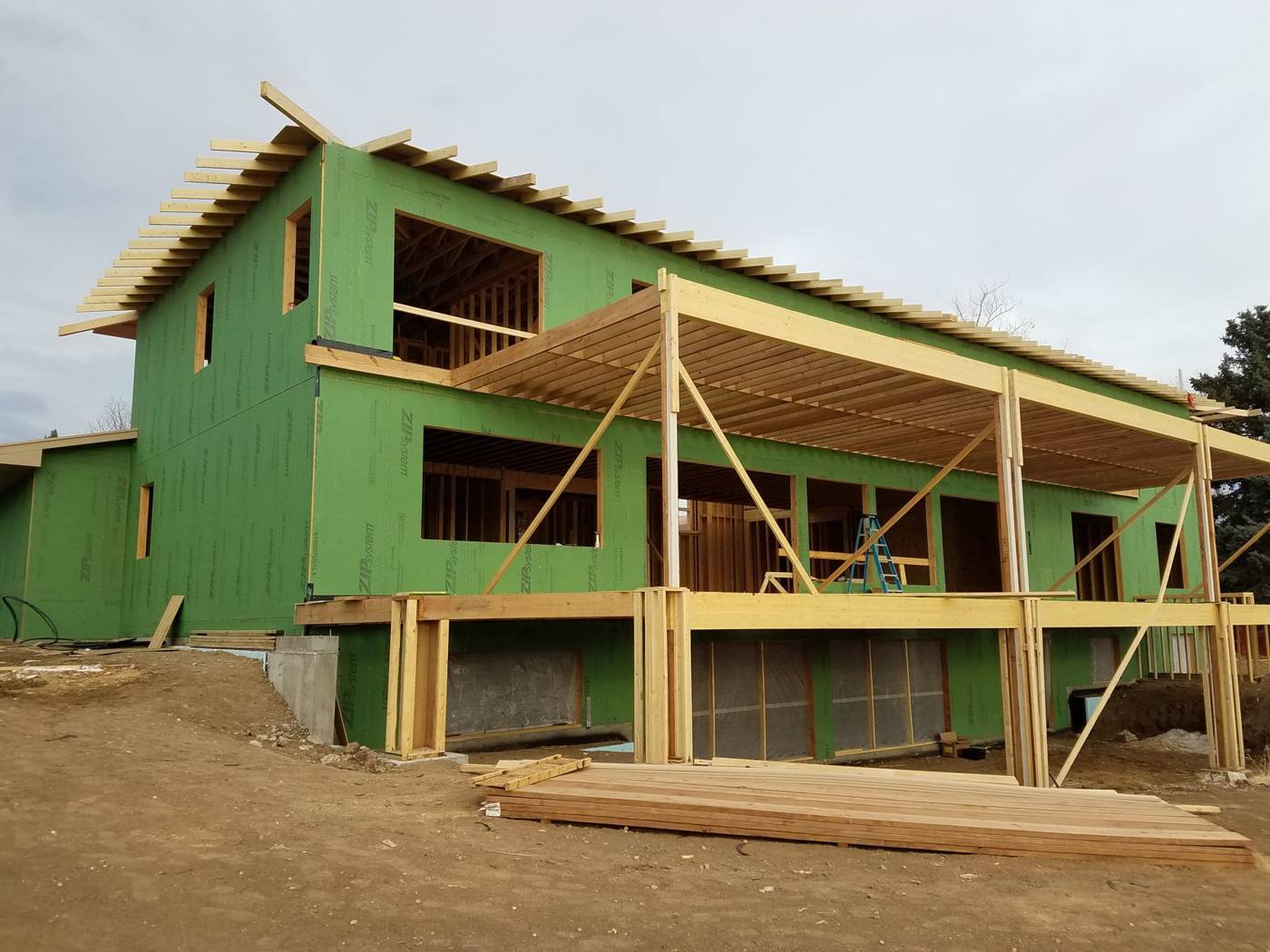 Wall and roof framing