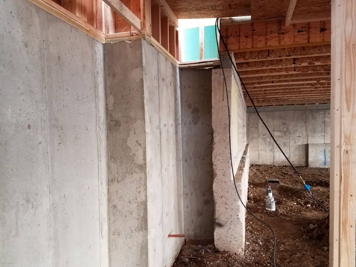 Basement walls