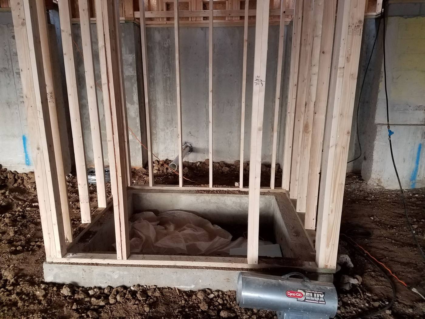 Basement framing