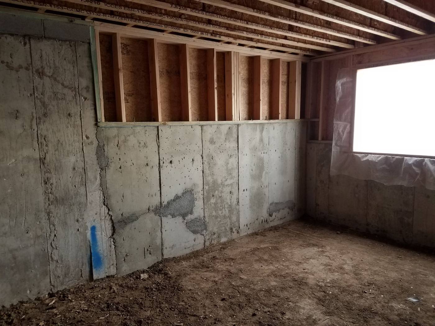 Basement walls