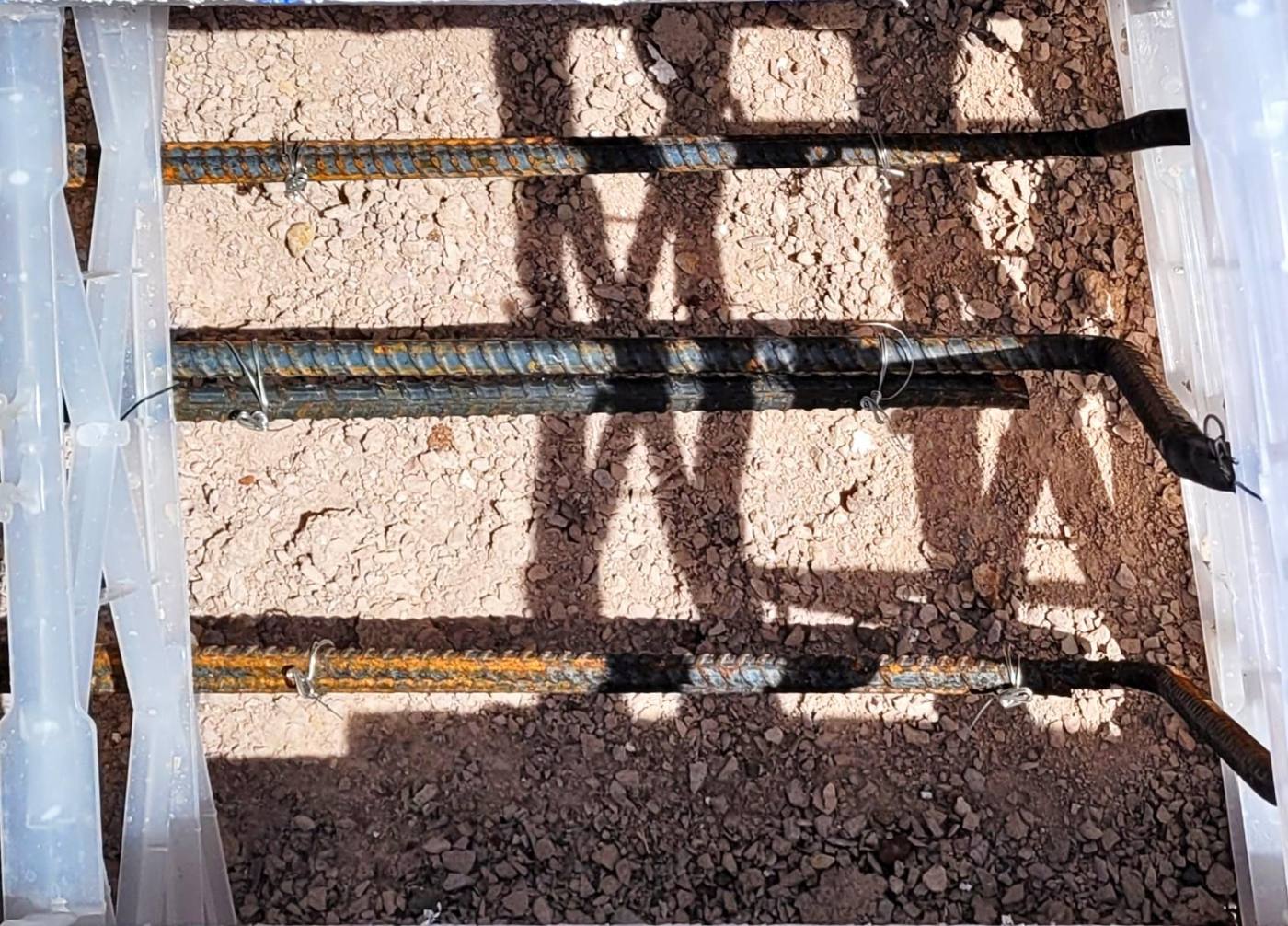 ICF forms and reinforcing