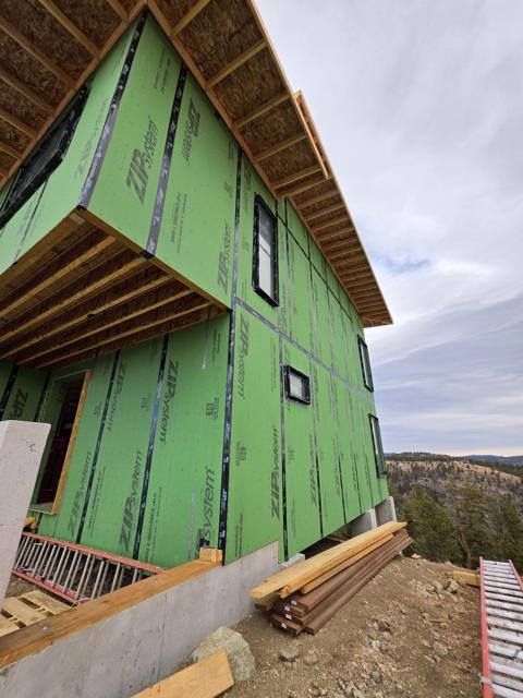 Deep roof overhang