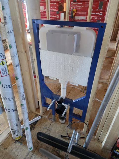 Plumbing rough-in