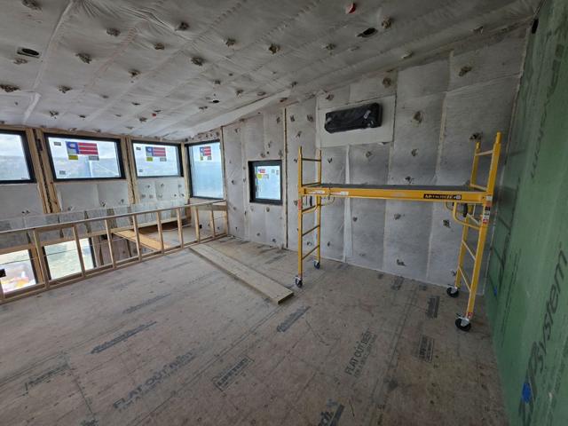 Insulation, upper floor