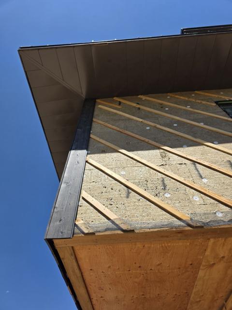 Roof overhang and soffit