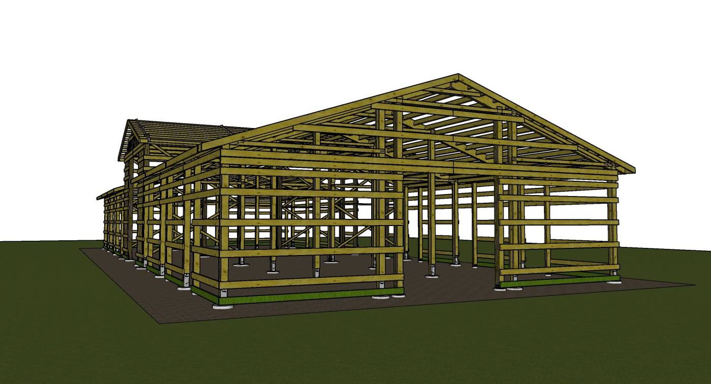 Full timber frame
