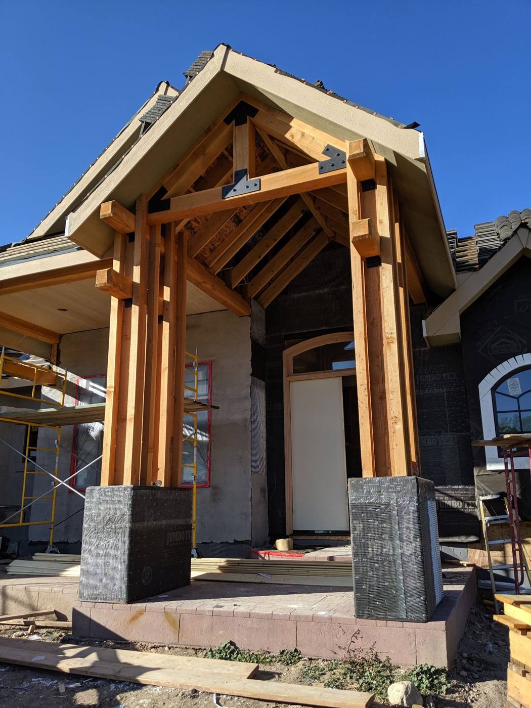 Heavy-timber entry